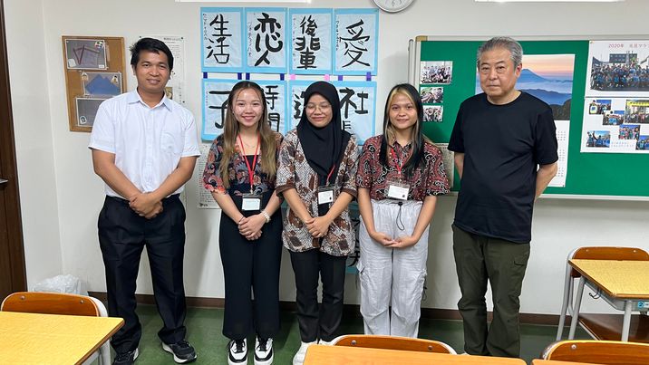 入国後、日本語講習