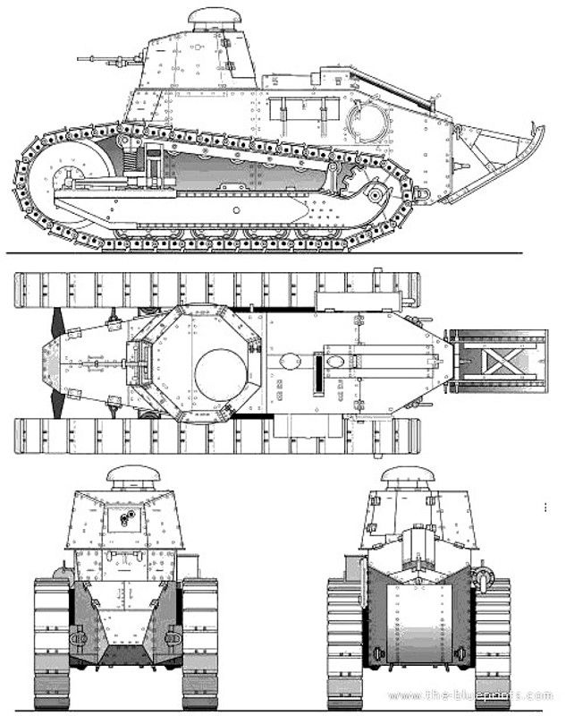 Чертеж мс 1. Рено ФТ 17 сбоку. Танков Renault-ft17 1916. Танк Рено ФТ-17. Рено ФТ 17 МС 1