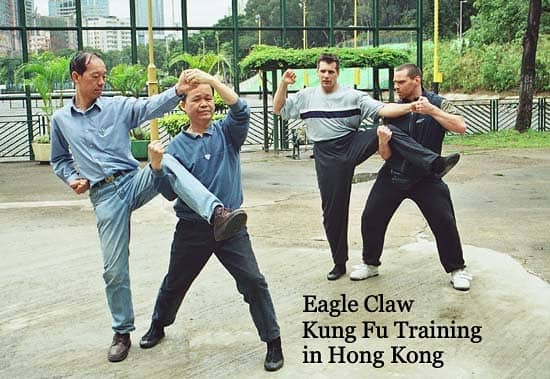 Training bei den Meistern des Adlerklauen Kung Fu in Hong Kong