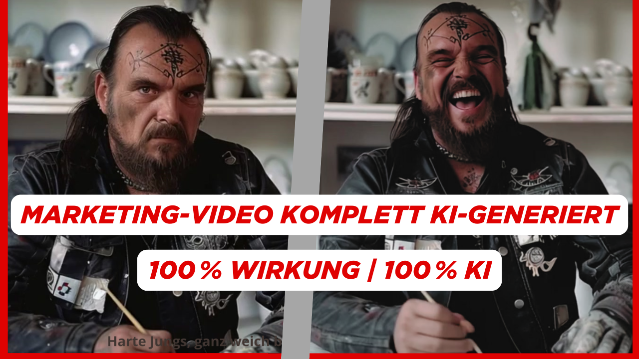 Marketing-Video komplett KI-generiert – Beispiel mit Wirkung & Humor