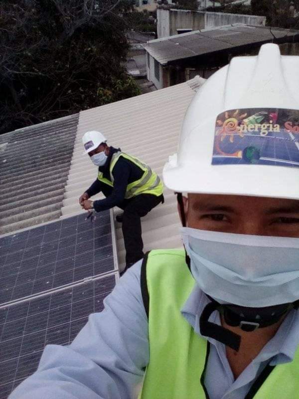 Trasladó de sistemas solar por cambio de casa por nuestro cliente