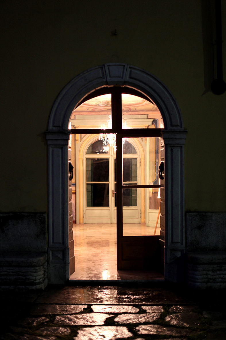 L'ingresso del palazzo