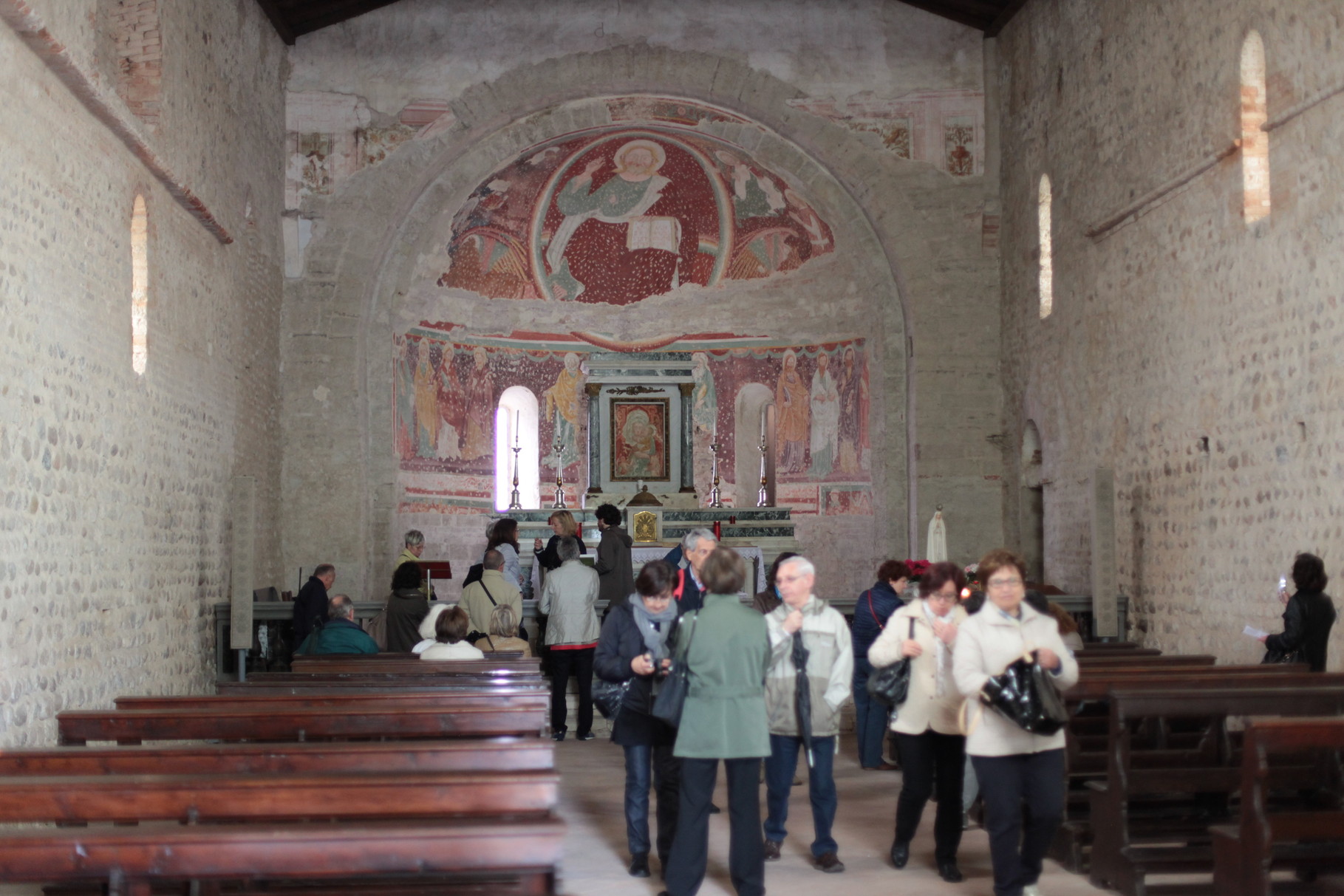 La pieve romanica, catino absidale