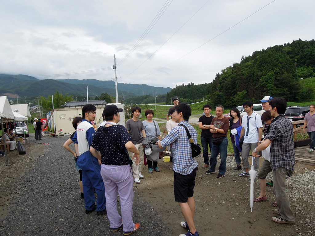 っという間に本日も終了。テントも片付けて