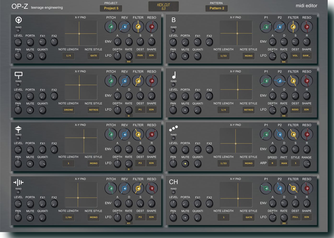 Teenage OP-Z Editor and Controller, VST and Standalone Teenage OP-Z Editor and Controller, VST and Standalone