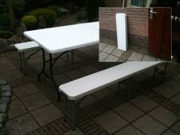 bierbank pickniktafel tafel met 2 banken klaptafel buffettafel opklapbaar