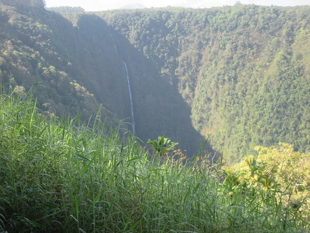 ヒイラヴェ滝（Hiilawe Waterfall）
