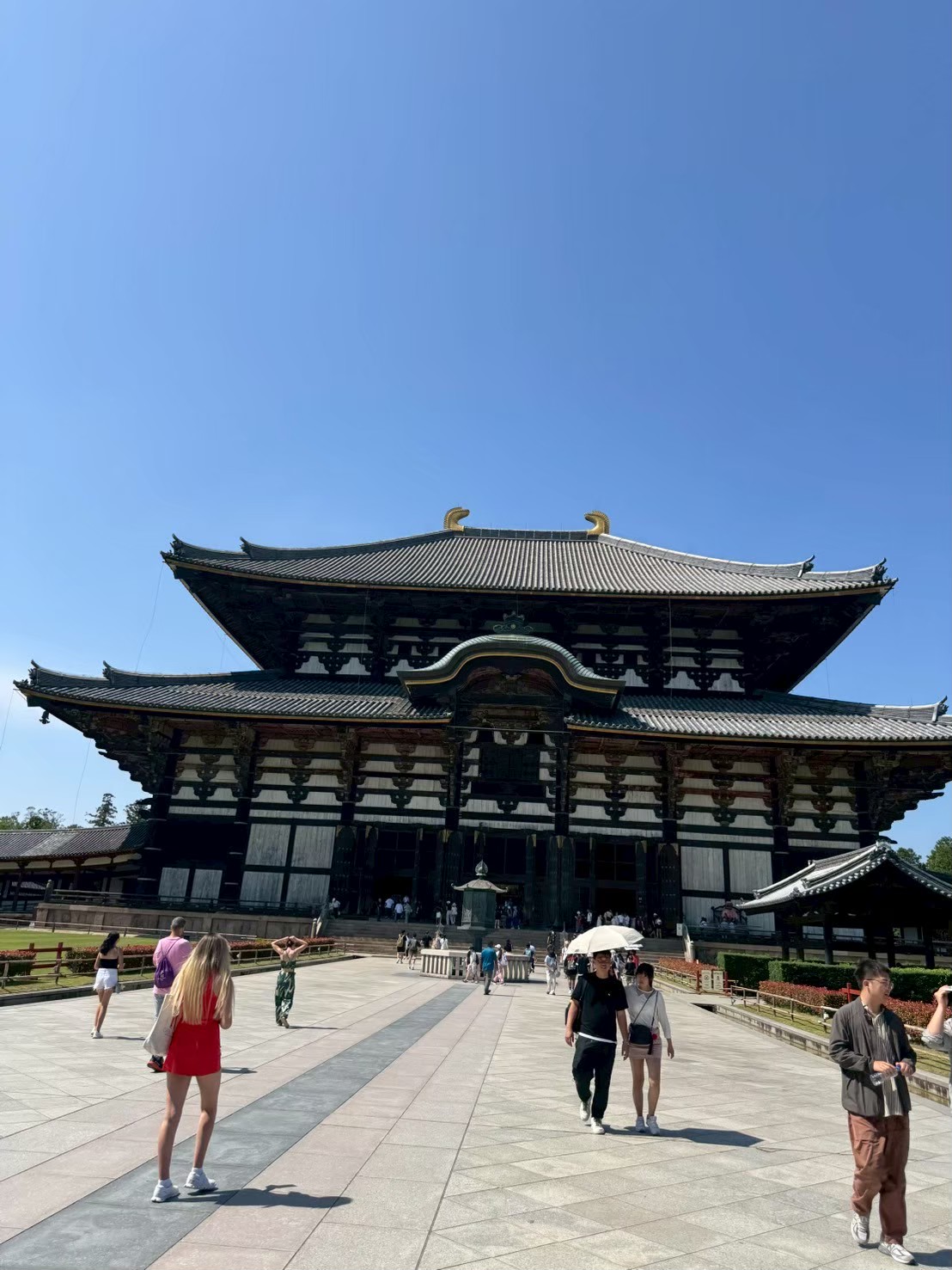 東大寺大仏殿（金堂）　盧舎那仏坐像（奈良の大仏）を安置している