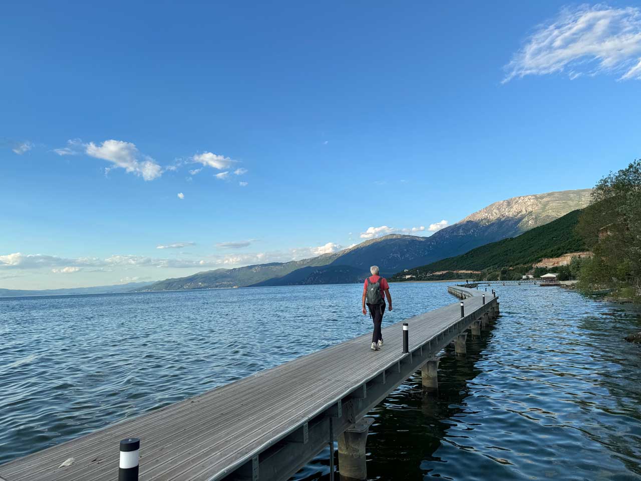 Ohridsee bei Drilon, Pogradec
