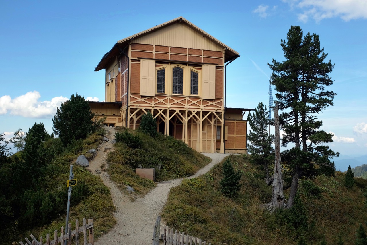 König Ludwigs Schachenhaus auf 1.900m