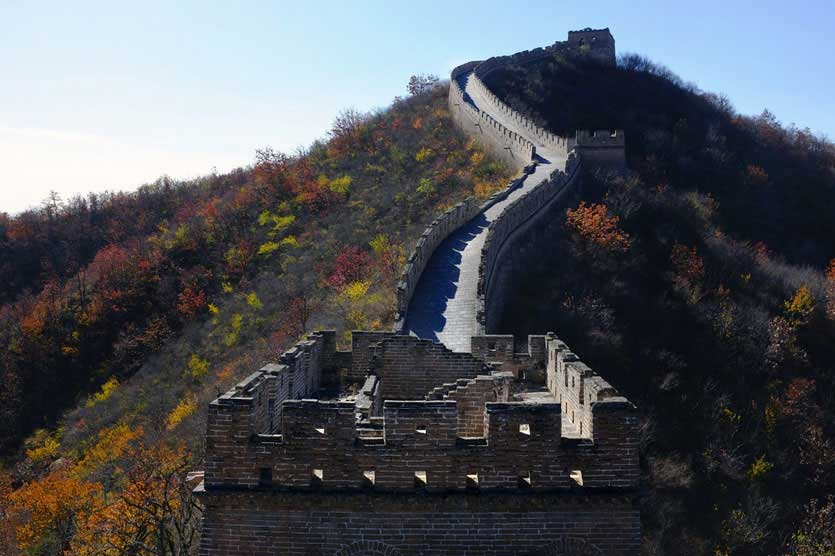 chinesische große mauer wandern, great wall hiking