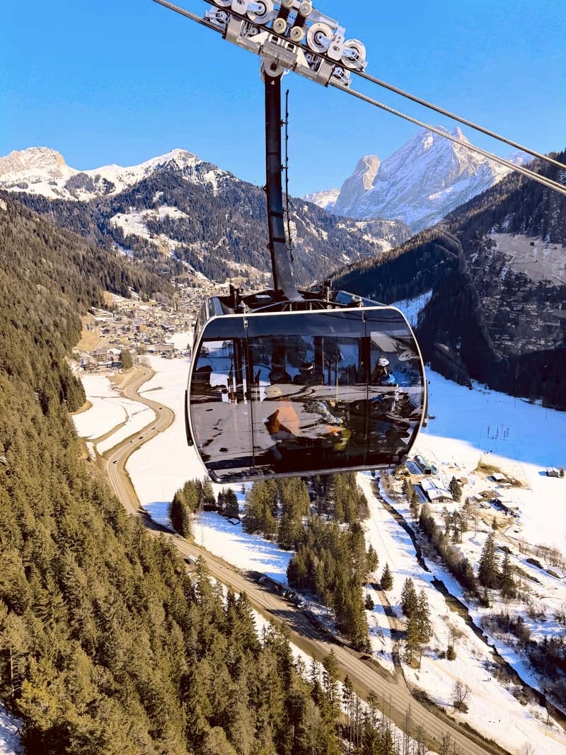 Val di Fassa - 3S-Gondel Campitello - Col Rodella