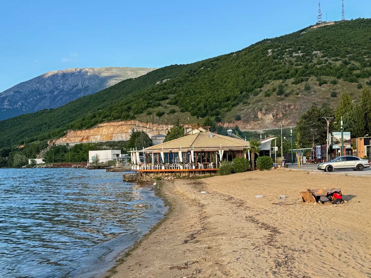 Ohridsee Restaurant bei Drilon, Pogradec