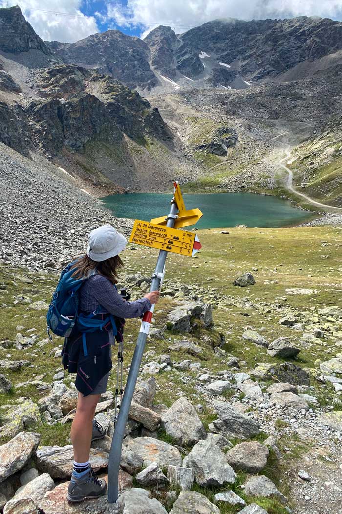 Wanderung Diavolezza  Bergsee