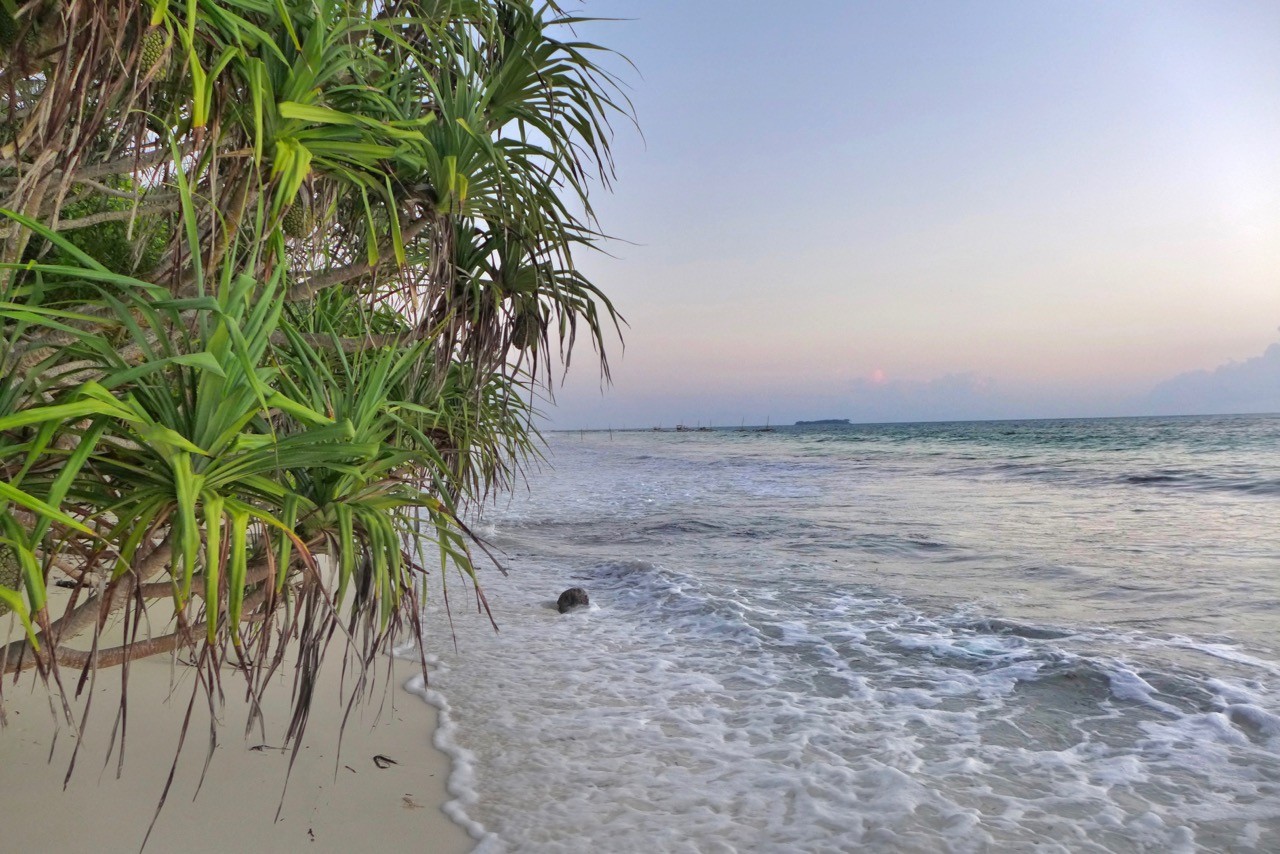 Morgendliche Flut am Matemwe Beach