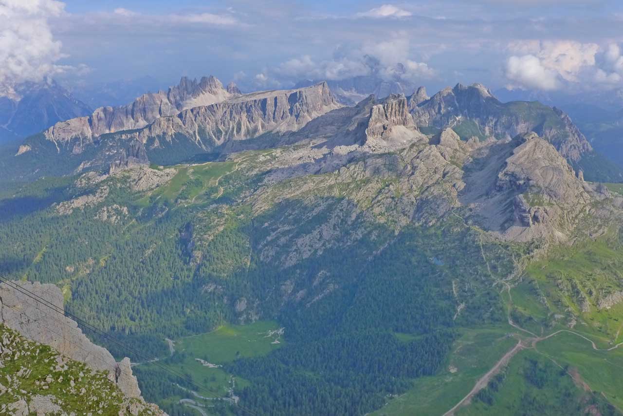 Aussicht Lagazuoi Hütte