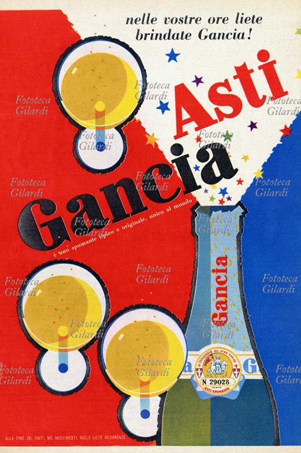 Gancia historisches Werbeplakat