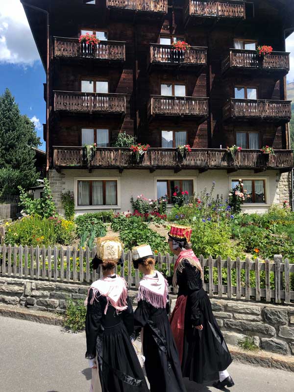 Wallisische Tracht in Zermatt