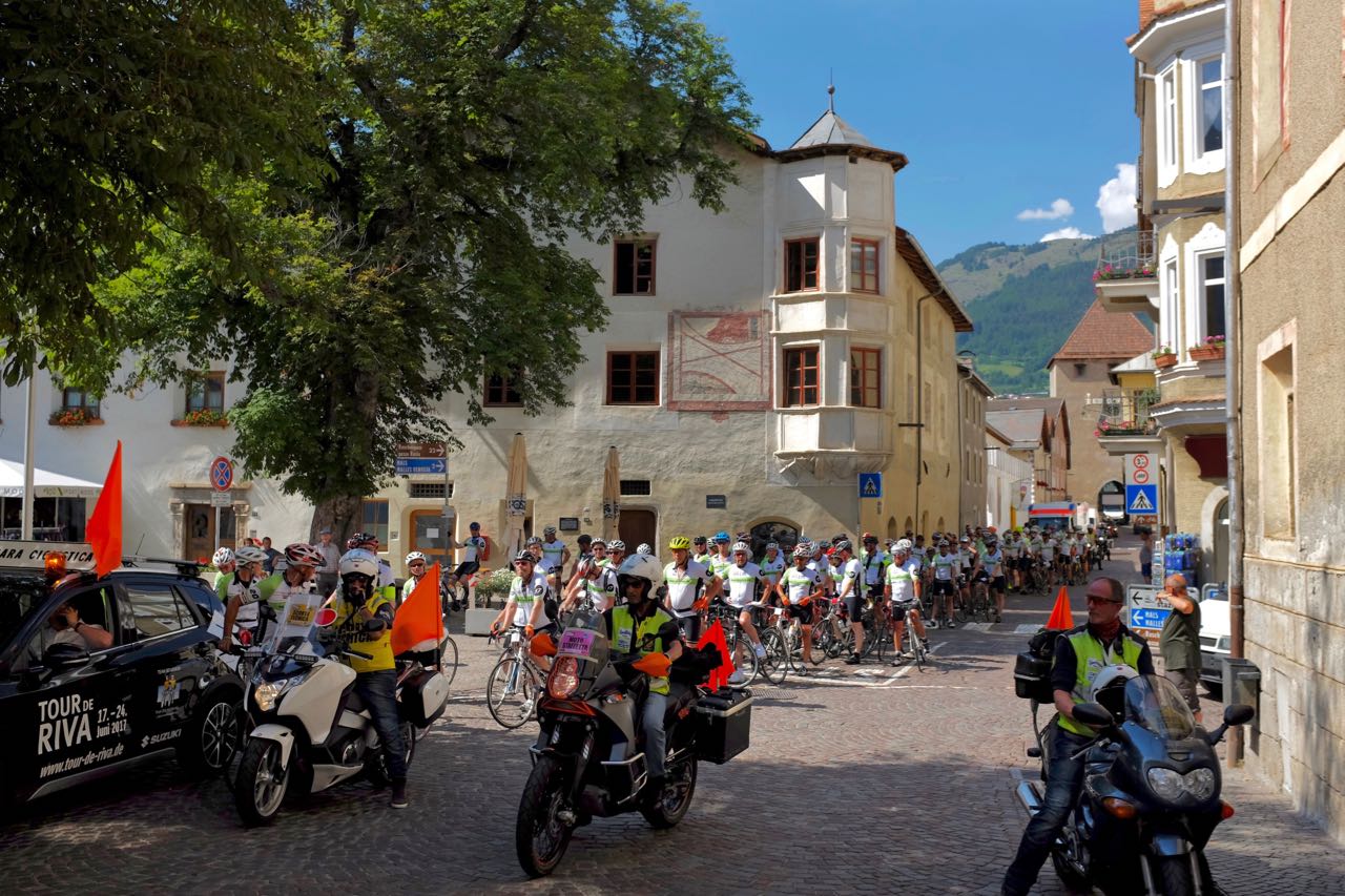 Glurns, ein beliebter Stopp bei Radtouren