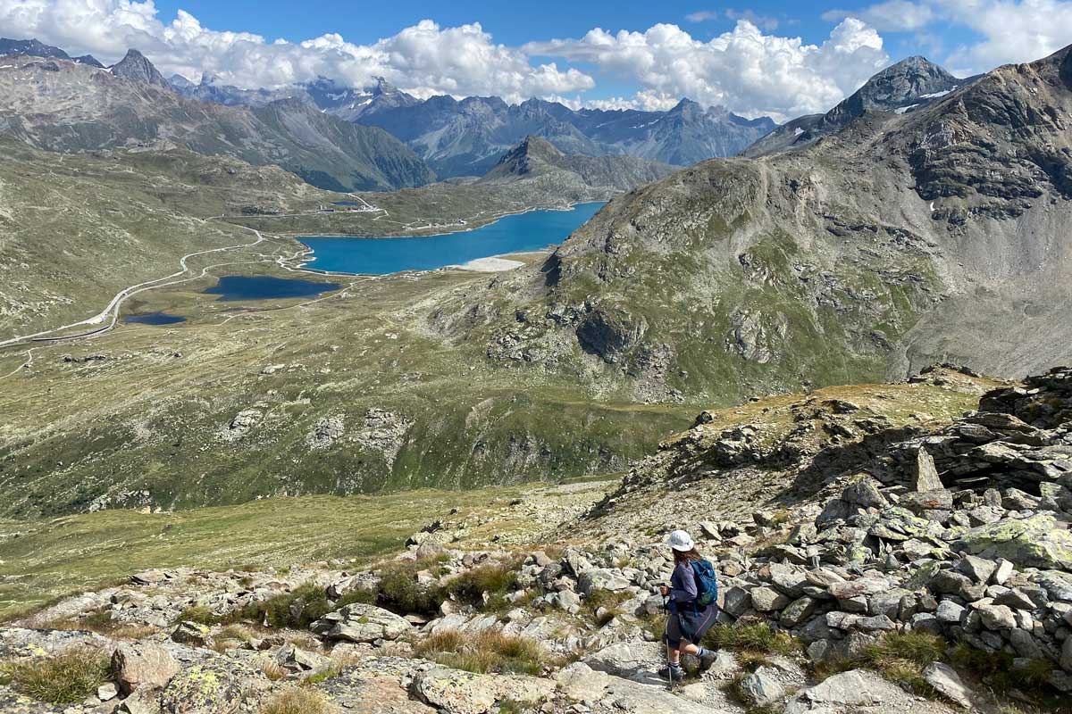 Abstieg von der Diavolezza Richtung Berninapass