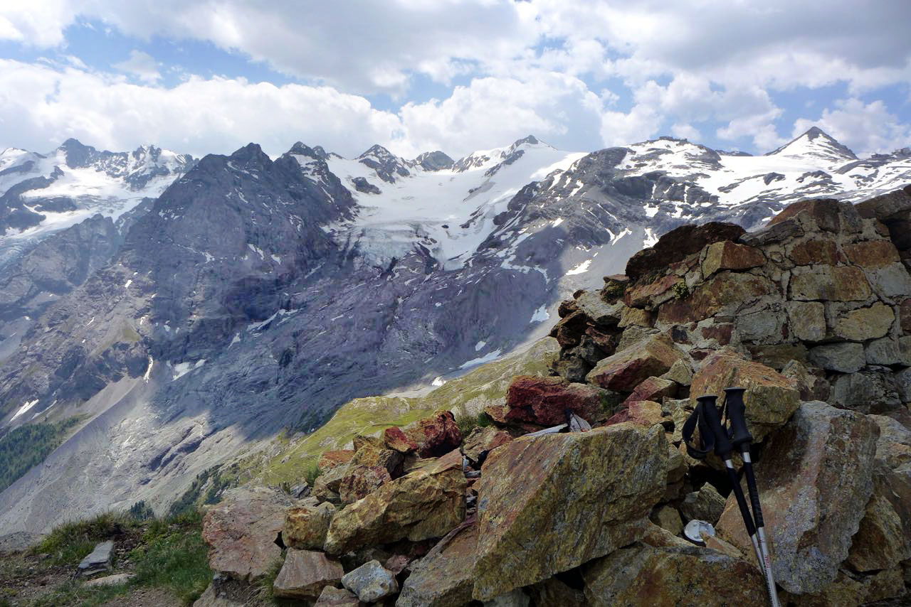 Trafoier Höhenweg beim Ortler