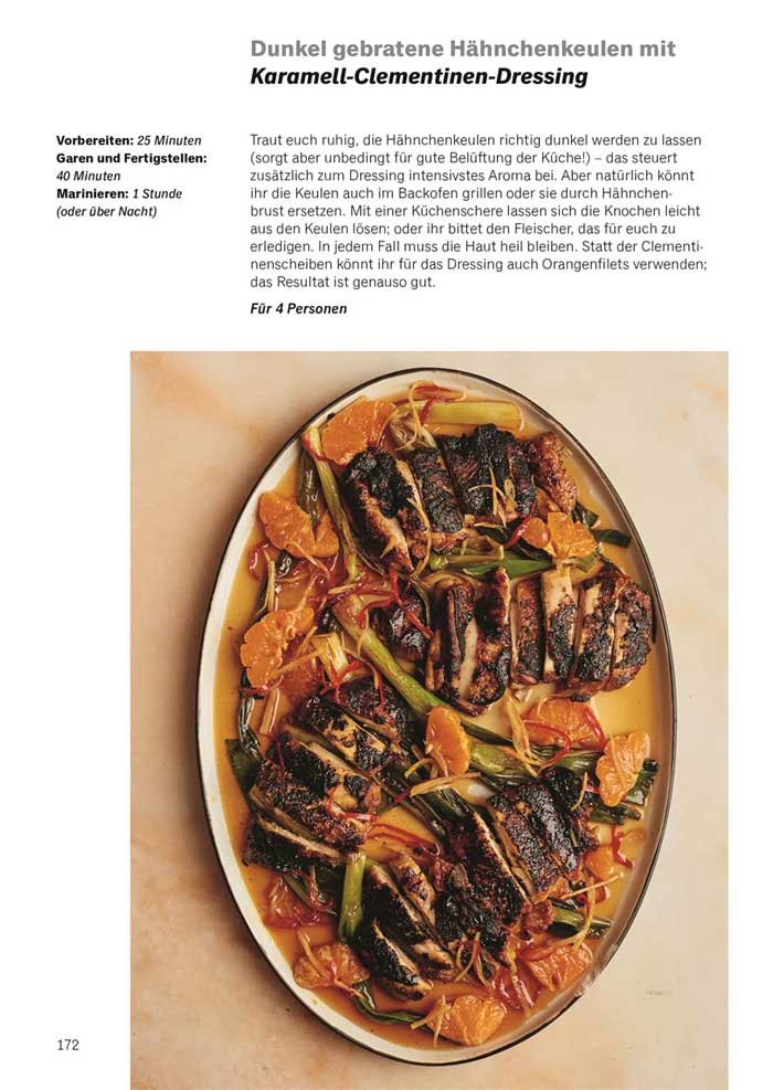  Hähnchen Karamell Clementinen Dressing Ottolenghi Test Kitchen «Extra Good Things 