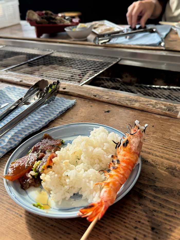 Uoichi Uoza Seafood Grillrestaurant, Kitsuki Kyushu