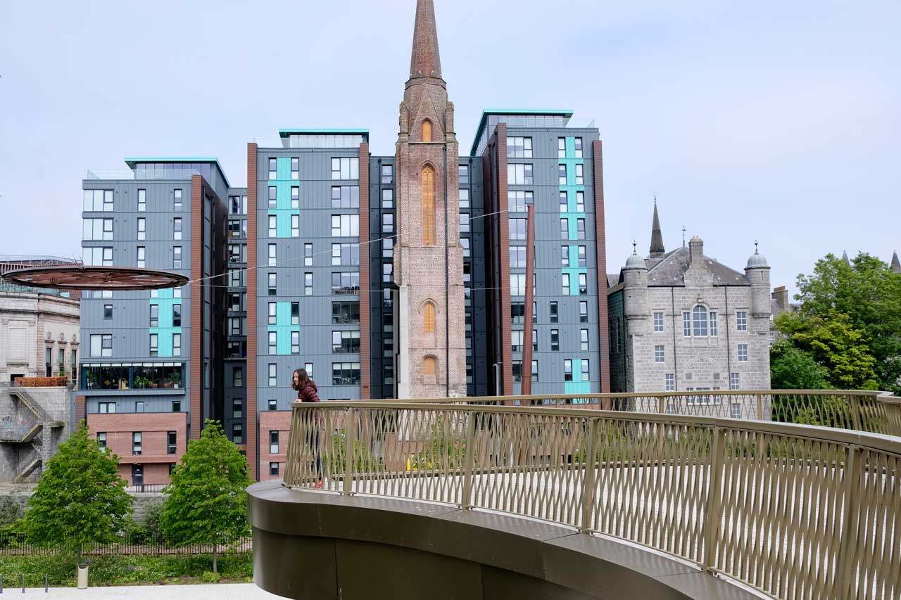 Stadtarchitektur Aberdeen