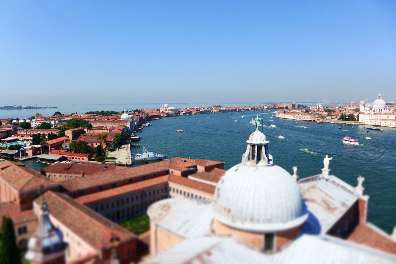 Venice panorama from San Giorgio Maggiore bell tower