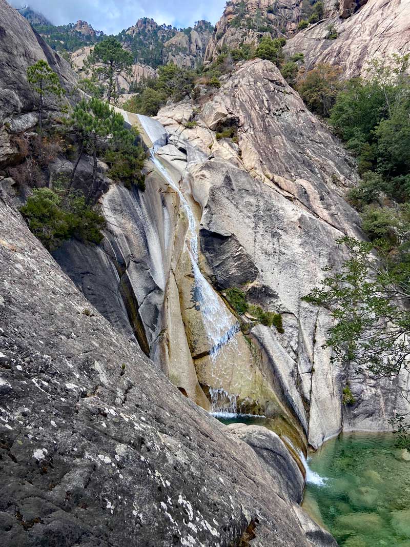 Cascades de Polischellu Gumpentour Korsika