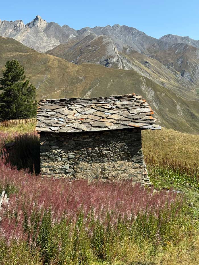 Beim Aufstieg zum Lago Bleu