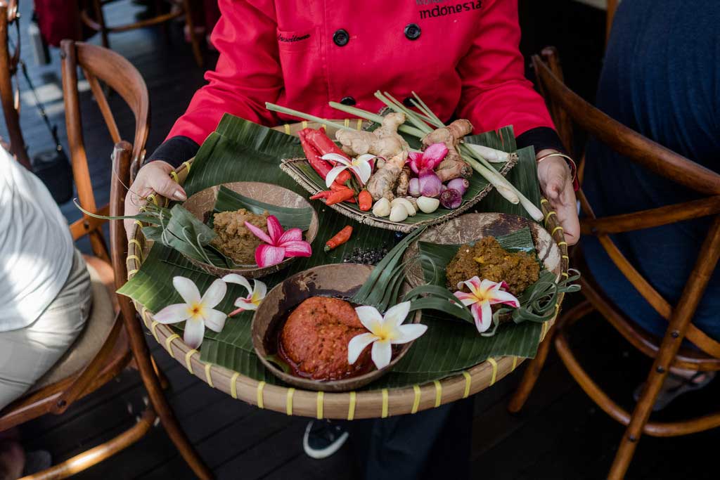  Ubud Food Festival – Lunch with the Queen of Indonesian Cuisine. The View Restaurant Ubud