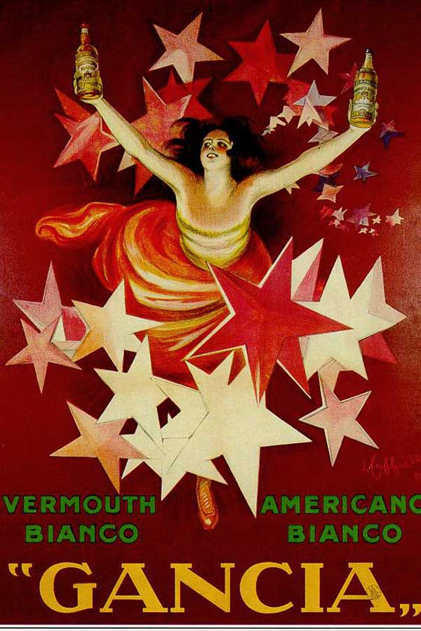 Gancia historisches Werbeplakat