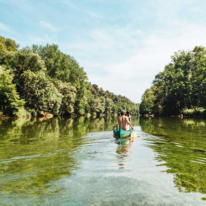 Fluss Kolpa Slowenien