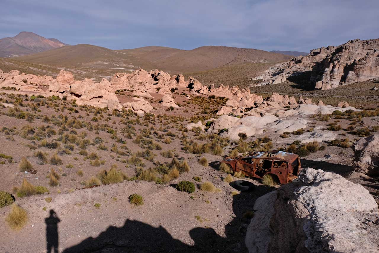 Felsformationen in Chiles Hochland