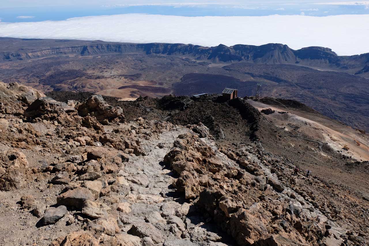 Wanderweg zu Teide Gipfel