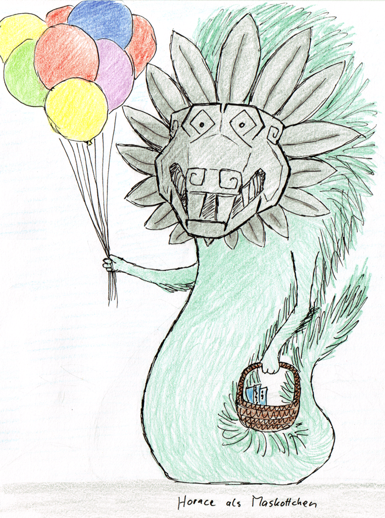 Horace, das Maskottchen