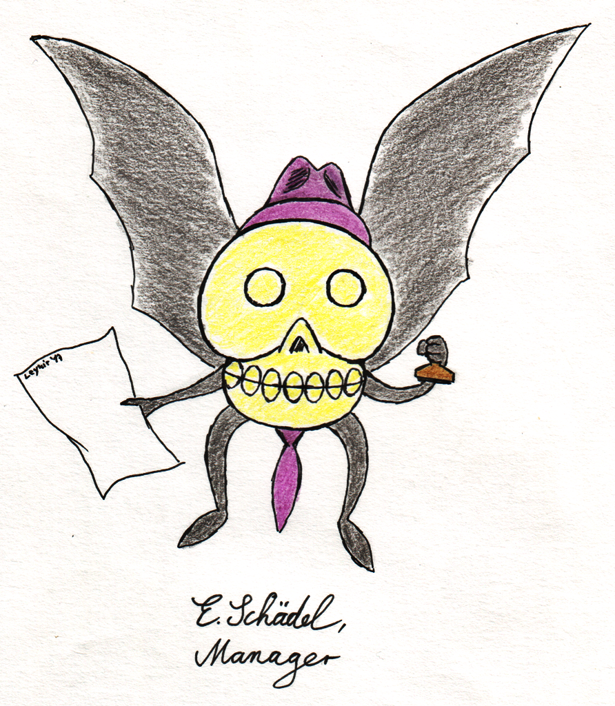 Herr Schädel, Manager