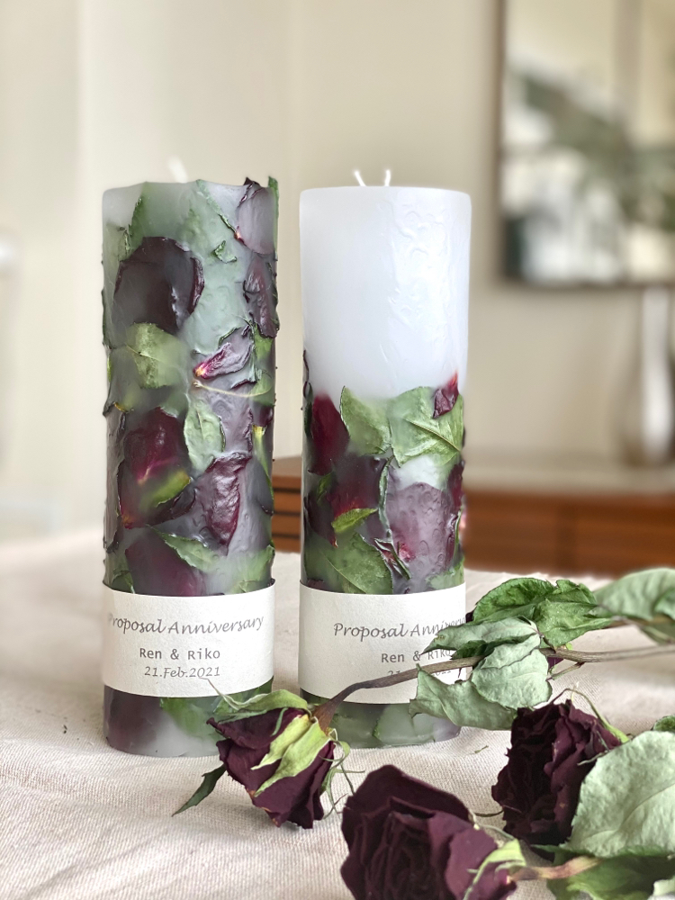 Bouquet ブーケ グラスキャンドルリッド Bouquet ブーケ グラスキャンドルリッド