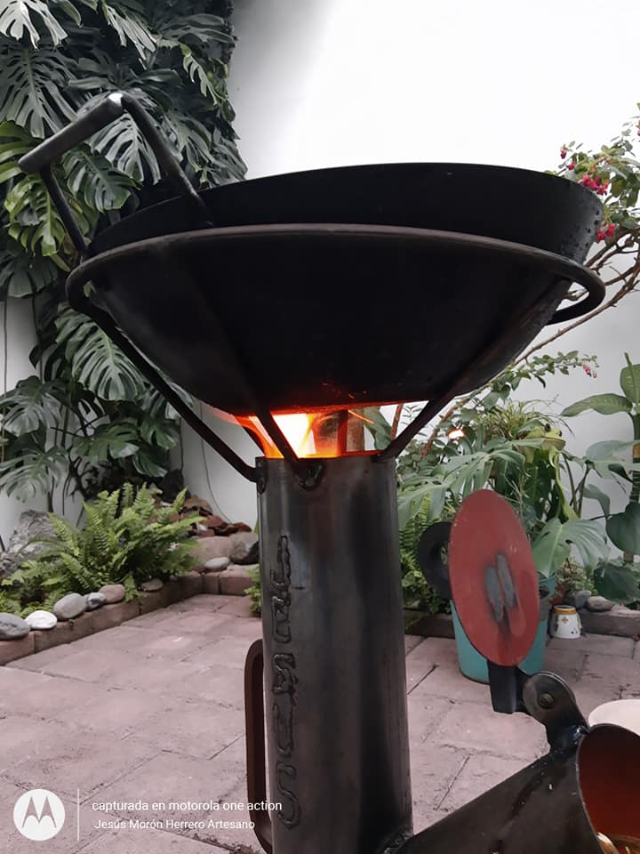 ESTUFA ROCKET (ESTUFA COHETE) - Página web de herreriaespecializadamoron