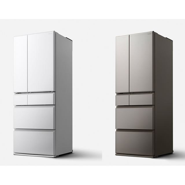 「ナノイー X」「微凍結パーシャル」搭載の両開き冷凍冷蔵庫