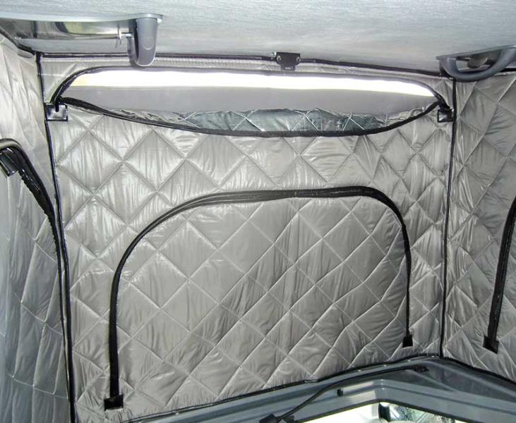 ISOCAMP® Fensterisolierung Thermomatten Cockpit VW T6/T6.1 Bulli Verdunklung