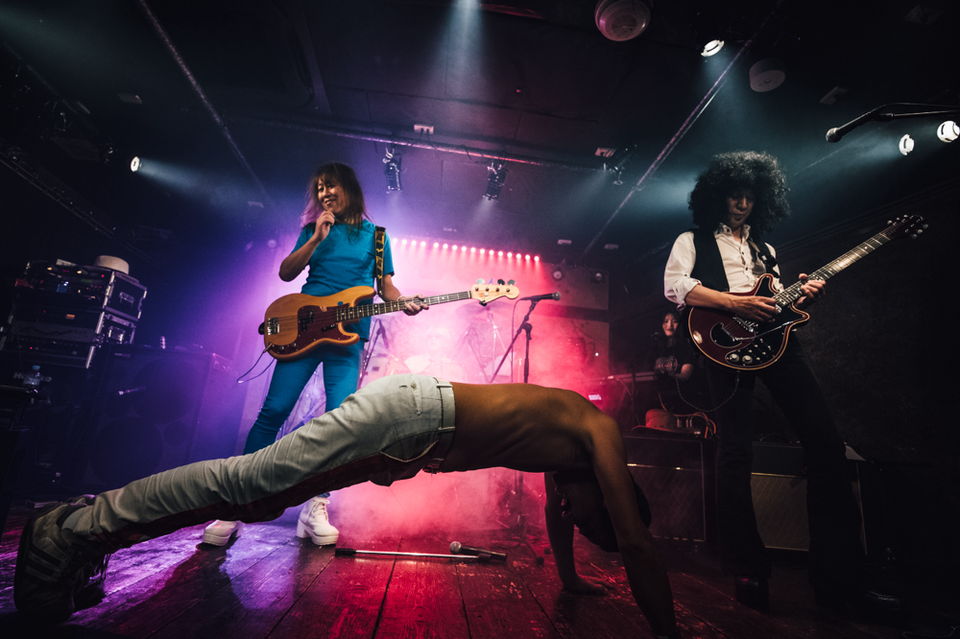 新品・QUEEN ROCK クイーンロック◆チタン チタニウム メガネフレーム めがね 眼鏡 丸メガネ ラウンド F008-C01 ソニーミュージック公式オンラインショップROCKET-EXPRESS