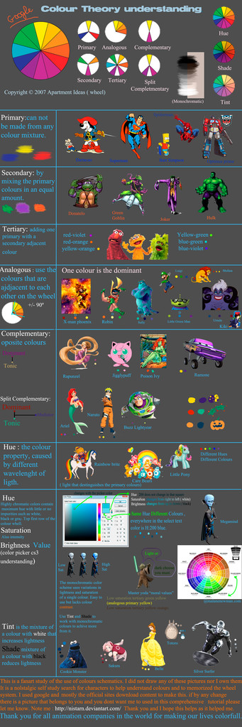 color theory color pixar disney