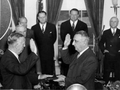 Vereidigung als Außenminister, 21. Januar 1947 (Bild: Truman Library)