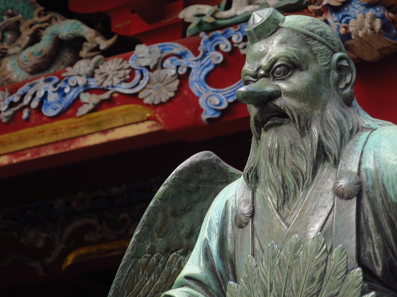 I Tengu: guardiani delle montagne e Maestri segreti delle arti marziali