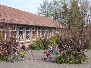 Blick in den Fahrrad-Innenhof