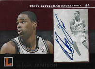 ANTAWN JAMISON / Letterman Auto - No. SS-AJ  (#d 1/19)