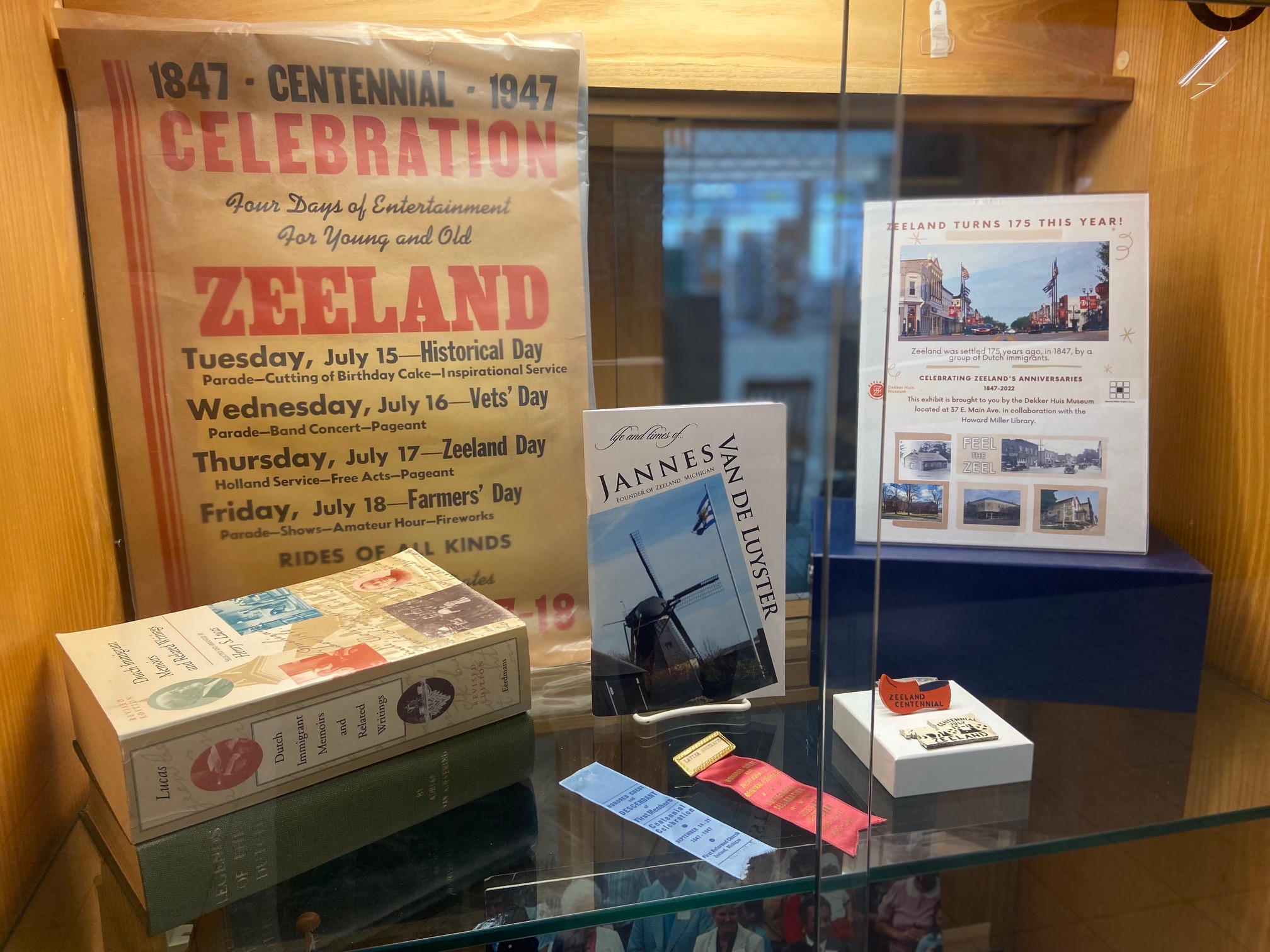 New Exhibit at Howard Miller Library Zeeland Historical Society