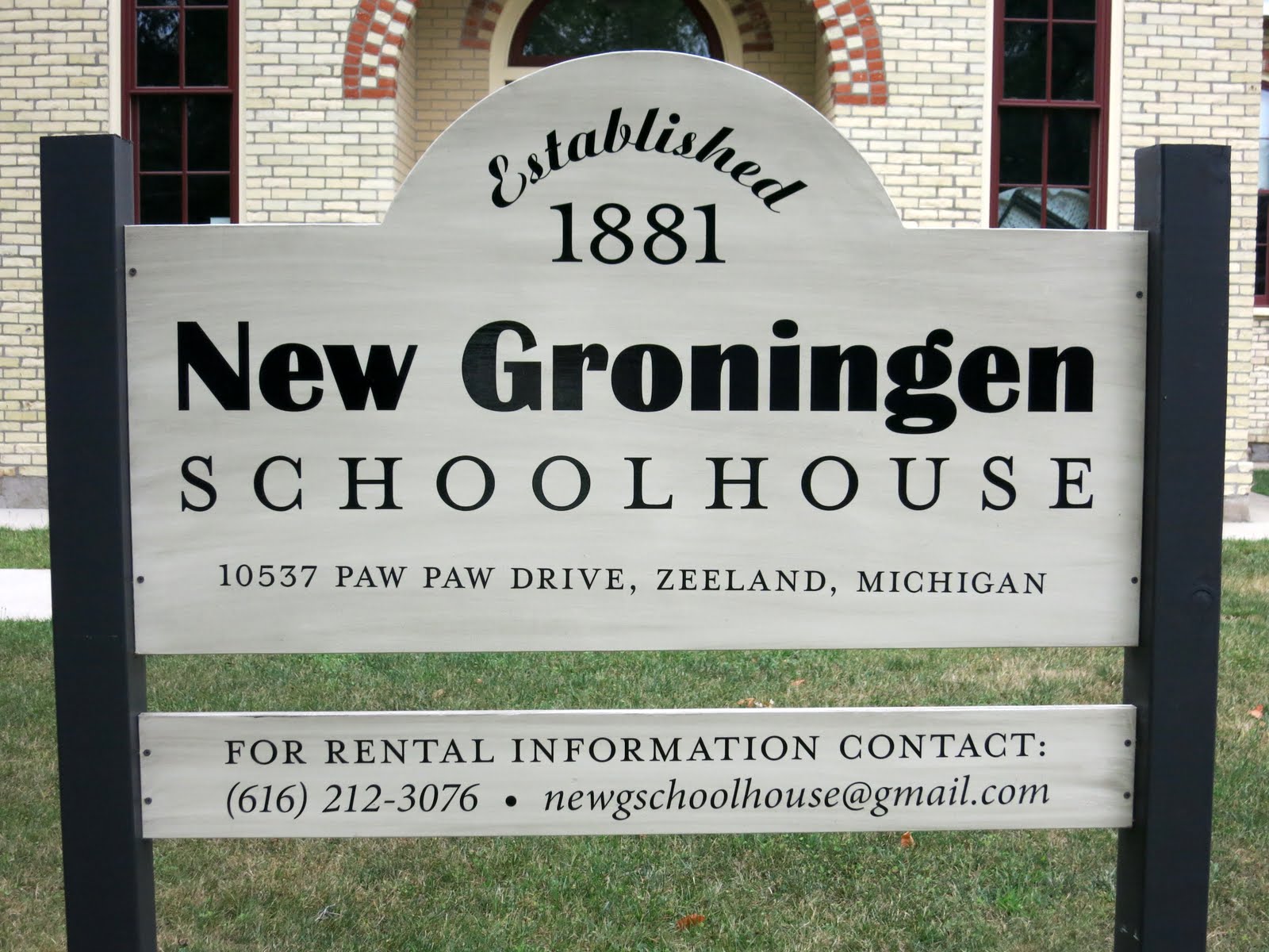 Historic New Groningen Schoolhouse Zeeland Historical Society